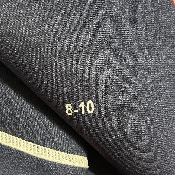 2 O'rageous Black Red Neoprene Shorty Wet Suits Zip Swim Dive Surf Size Youth 8 - Picture 9 of 9